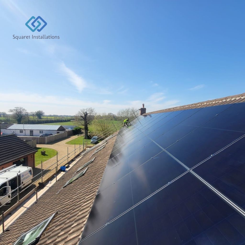 Solar panel installation in Suffolk by Square1 Installations Ltd